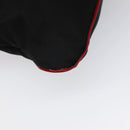 PRADA Hand Bag Nylon Black Silver Auth 115105-16