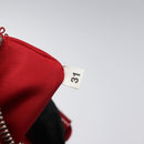 PRADA Hand Bag Nylon Black Silver Auth 115105-12