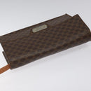 CELINE Macadam Canvas Shoulder Bag PVC Gold Brown Auth 115119-6