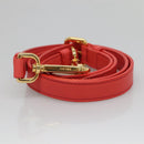 PRADA Hand Bag Nylon 2way Orange Gold Auth 115130-21