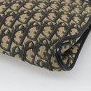 Christian Dior Trotter Canvas Shoulder Bag Navy Auth 115143-16