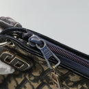 Christian Dior Trotter Canvas Shoulder Bag Navy Auth 115143-10