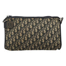 Christian Dior Trotter Canvas Shoulder Bag Navy Auth 115143-13