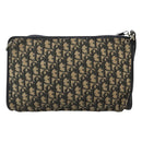 Christian Dior Trotter Canvas Shoulder Bag Navy Auth 115143-2