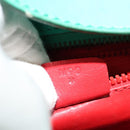 CELINE Shoulder Bag Leather Green Gold Auth 115151-12