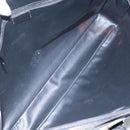 Burberrys Nova Check Business Bag PVC Leather Gray Auth 115156-11