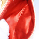 FENDI Shoulder Bag Leather Gold Auth 115157-12