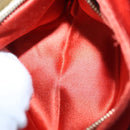 FENDI Shoulder Bag Leather Gold Auth 115157-22