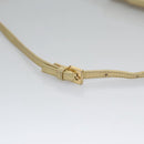 FENDI Shoulder Bag Leather Gold Auth 115157-7