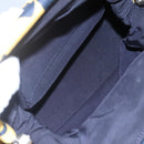 CHANEL Hand Bag Canvas Yellow CC Auth 115198-16