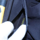 CHANEL Hand Bag Canvas Yellow CC Auth 115198-19