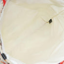 BURBERRY Tote Bag Nylon Gold White Auth 115199V-11