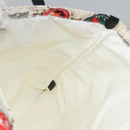 BURBERRY Tote Bag Nylon Gold White Auth 115199V-17