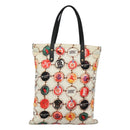 BURBERRY Tote Bag Nylon Gold White Auth 115199V-13