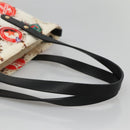 BURBERRY Tote Bag Nylon Gold White Auth 115199V-7