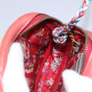 GUCCI Shoulder Bag Leather Red Blue 534951 Auth 115205-21