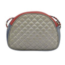 GUCCI Shoulder Bag Leather Red Blue 534951 Auth 115205-2