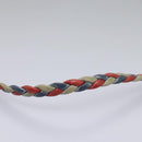 GUCCI Shoulder Bag Leather Red Blue 534951 Auth 115205-8