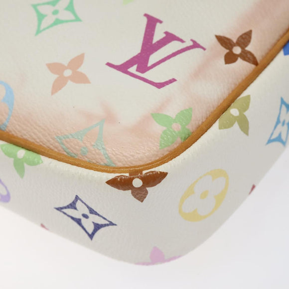 LOUIS VUITTON Monogram Multicolor lift Shoulder Bag White M40055 LV Auth 115206V