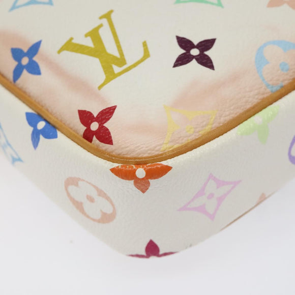 LOUIS VUITTON Monogram Multicolor lift Shoulder Bag White M40055 LV Auth 115206V