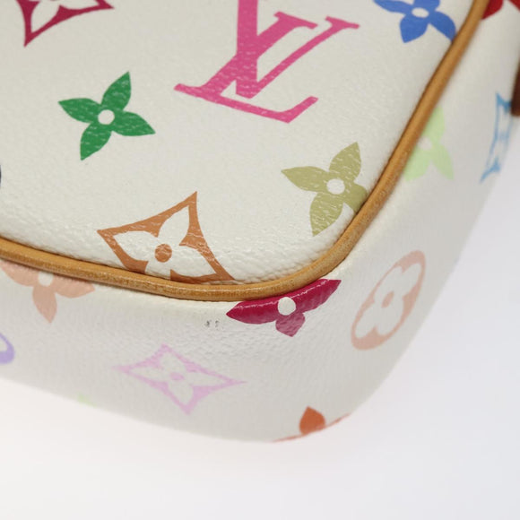 LOUIS VUITTON Monogram Multicolor lift Shoulder Bag White M40055 LV Auth 115206V