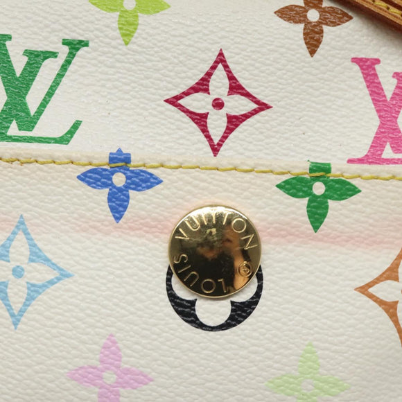 LOUIS VUITTON Monogram Multicolor lift Shoulder Bag White M40055 LV Auth 115206V