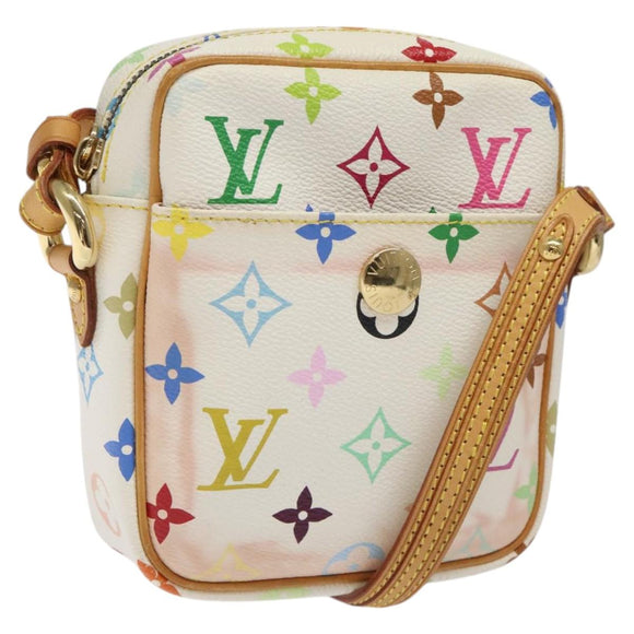 LOUIS VUITTON Monogram Multicolor lift Shoulder Bag White M40055 LV Auth 115206V
