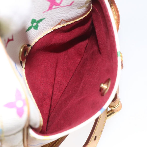 LOUIS VUITTON Monogram Multicolor lift Shoulder Bag White M40055 LV Auth 115206V