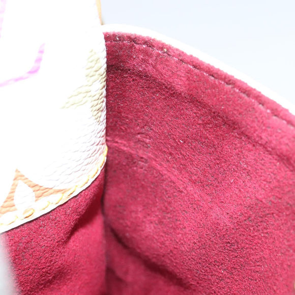 LOUIS VUITTON Monogram Multicolor lift Shoulder Bag White M40055 LV Auth 115206V