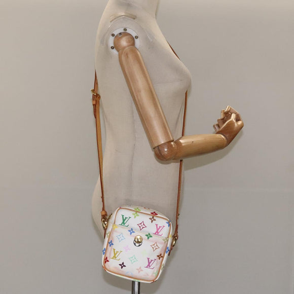 LOUIS VUITTON Monogram Multicolor lift Shoulder Bag White M40055 LV Auth 115206V