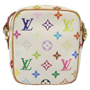 LOUIS VUITTON Monogram Multicolor lift Shoulder Bag White M40055 LV Auth 115206V-2