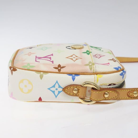 LOUIS VUITTON Monogram Multicolor lift Shoulder Bag White M40055 LV Auth 115206V