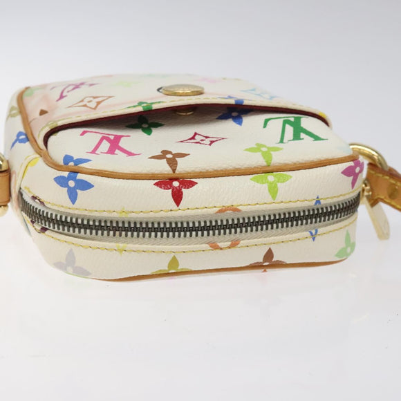 LOUIS VUITTON Monogram Multicolor lift Shoulder Bag White M40055 LV Auth 115206V