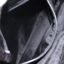 PRADA Hand Bag Satin Black Auth 115213-21