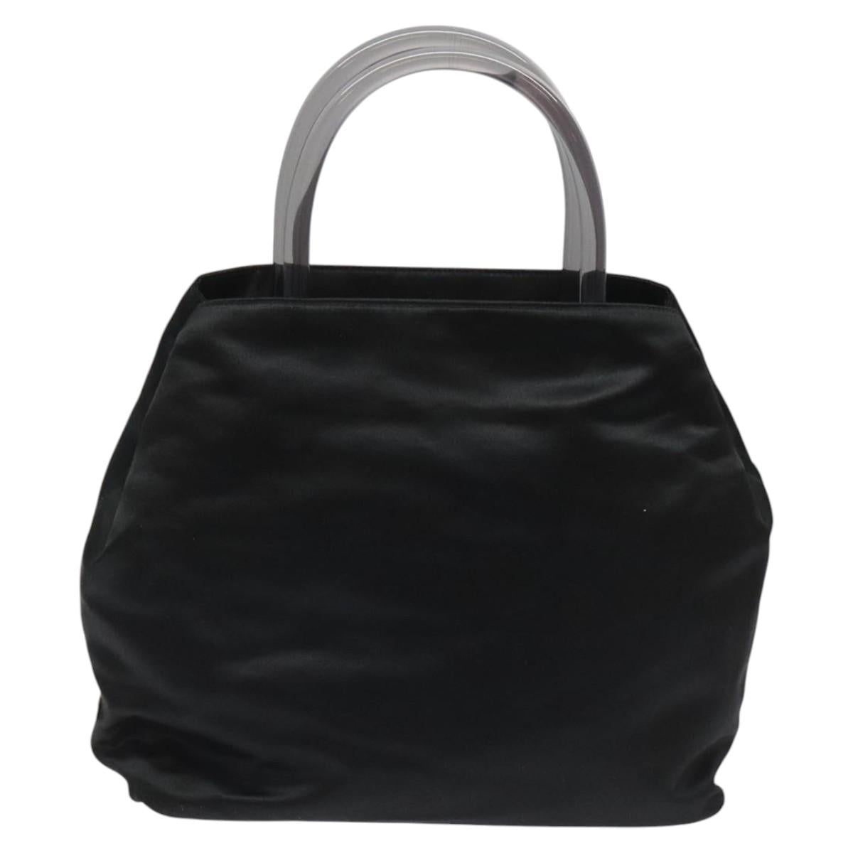 PRADA Hand Bag Satin Black Auth 115213 | Brand Street Tokyo(To C専用)