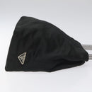PRADA Hand Bag Satin Black Auth 115213-3