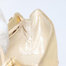 CHANEL Chain Shoulder Bag Leather Gold CC Auth 115214V-18