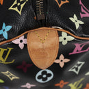 LOUIS VUITTON Monogram Multicolor Speedy 30 Hand Bag Black M92642 Auth 115221V-18