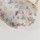 LOUIS VUITTON Monogram Satin Omoniere Hand Bag Multicolor M92060 Auth 115225SM-15