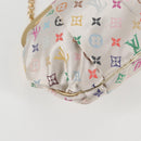 LOUIS VUITTON Monogram Satin Omoniere Hand Bag Multicolor M92060 Auth 115225SM-16