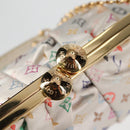 LOUIS VUITTON Monogram Satin Omoniere Hand Bag Multicolor M92060 Auth 115225SM-9