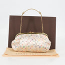 LOUIS VUITTON Monogram Satin Omoniere Hand Bag Multicolor M92060 Auth 115225SM-12