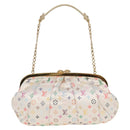 LOUIS VUITTON Monogram Satin Omoniere Hand Bag Multicolor M92060 Auth 115225SM-2