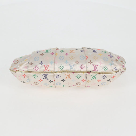 LOUIS VUITTON Monogram Satin Omoniere Hand Bag Multicolor M92060 Auth 115225SM