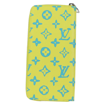 LOUIS VUITTON Playground Zippy Wallet Vertical Wallet Yellow M82005 Auth 115226M - 0