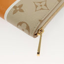 LOUIS VUITTON Monogram Monopanam Zippy Coin Purse Beige M82691 LV Auth 115227SAM-16