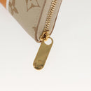 LOUIS VUITTON Monogram Monopanam Zippy Coin Purse Beige M82691 LV Auth 115227SAM-8