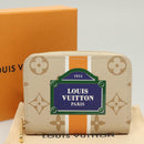 LOUIS VUITTON Monogram Monopanam Zippy Coin Purse Beige M82691 LV Auth 115227SAM-12