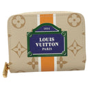 LOUIS VUITTON Monogram Monopanam Zippy Coin Purse Beige M82691 LV Auth 115227SAM-13