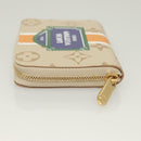 LOUIS VUITTON Monogram Monopanam Zippy Coin Purse Beige M82691 LV Auth 115227SAM-4